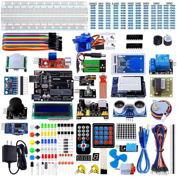 Smraza Ultimate Starter Kit for Arduino R3 Project with Tutorial, 200pcs Components Compatible with Arduino Mega2560 (67 Items)-S31