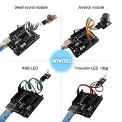 Smraza 37 in 1 Sensor Modules Kit with Tutorial Compatible with