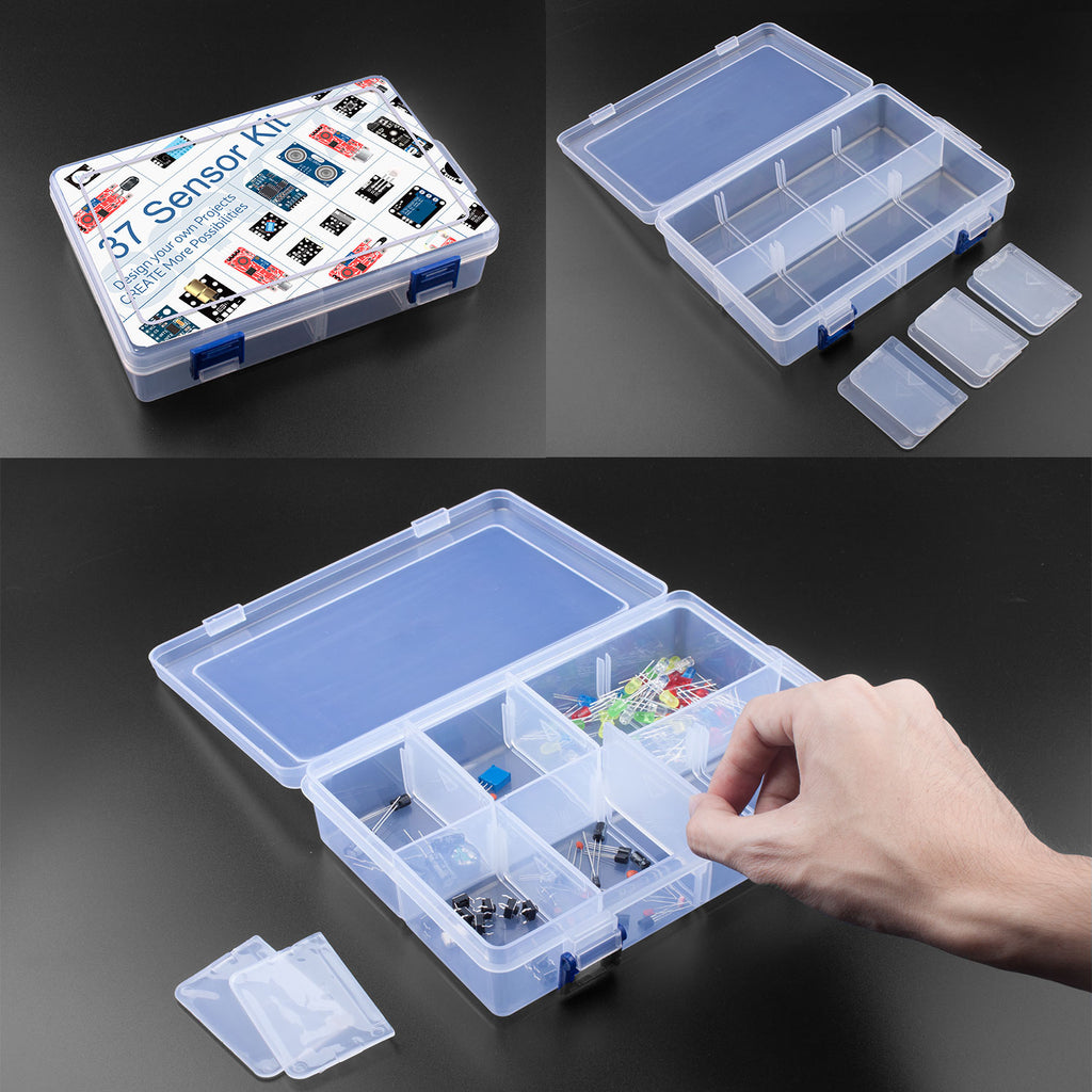 Smraza 37 in 1 Sensor Modules Kit with Tutorial Compatible with Arduin ...