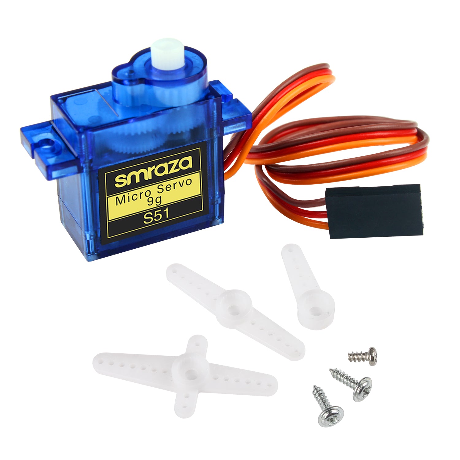 Smraza 10 Pcs SG90 9G Micro Servo Motor Kit for RC Robot Arm Helicopte ...